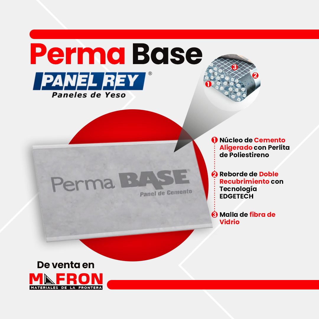 Tablaroca, perma base