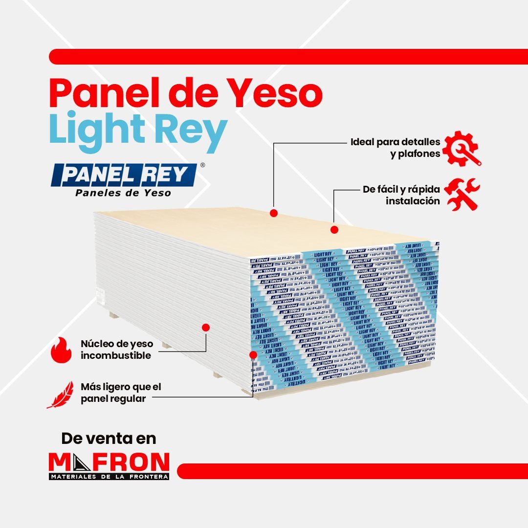 Tablaroca, tabla roca , panel de yeso light rey